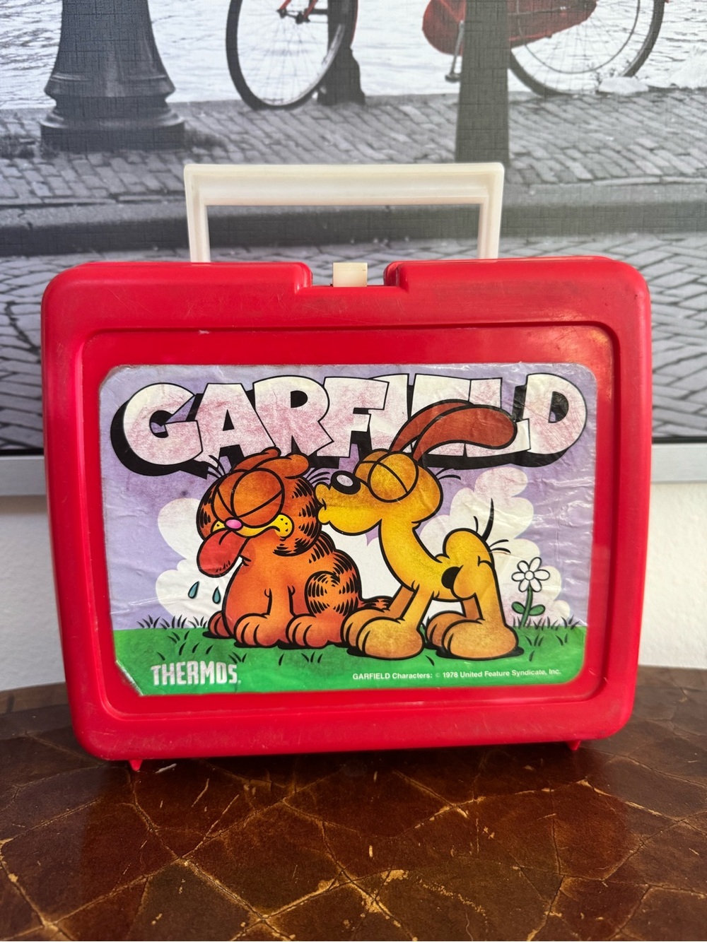 Vintage 1978 Garfield & Odie Thermos Lunch Box